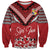 Personalised Tonga Rugby Pacific Sweatshirt Ikale Tahi Sipi Tau