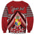 Personalised Tonga Rugby Pacific Sweatshirt Ikale Tahi Sipi Tau