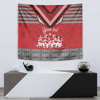 Personalised Tonga Rugby Pacific Tapestry Ikale Tahi Sipi Tau LT9 - Polynesian Pride