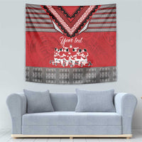 Personalised Tonga Rugby Pacific Tapestry Ikale Tahi Sipi Tau LT9 - Polynesian Pride