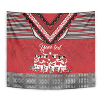 Personalised Tonga Rugby Pacific Tapestry Ikale Tahi Sipi Tau LT9 - Polynesian Pride