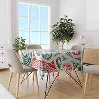 New Zealand Kowhaiwhai Christmas Tablecloth Traditional Maori Koru Pattern LT9 - Polynesian Pride