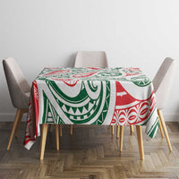 New Zealand Kowhaiwhai Christmas Tablecloth Traditional Maori Koru Pattern LT9 - Polynesian Pride