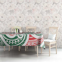 New Zealand Kowhaiwhai Christmas Tablecloth Traditional Maori Koru Pattern LT9 - Polynesian Pride