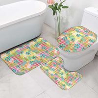 Hawaiian Palaka Bathroom Set Hibiscus Palm Leaf Pattern LT9 - Polynesian Pride