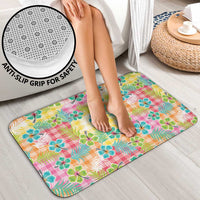 Hawaiian Palaka Bathroom Set Hibiscus Palm Leaf Pattern LT9 - Polynesian Pride