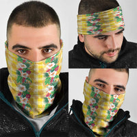 Hawaiian Palaka Neck Gaiter Hibiscus Pineapple Lei LT9 - Polynesian Pride