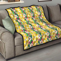 Hawaiian Palaka Quilt Hibiscus Pineapple Lei LT9 - Polynesian Pride