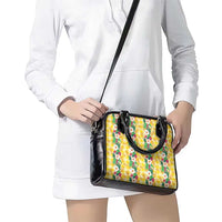 Hawaiian Palaka Shoulder Handbag Hibiscus Pineapple Lei LT9 - Polynesian Pride