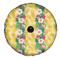 Hawaiian Palaka Spare Tire Cover Hibiscus Pineapple Lei LT9 - Polynesian Pride