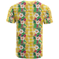 Hawaiian Palaka T Shirt Hibiscus Pineapple Lei LT9 - Polynesian Pride