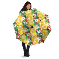 Hawaiian Palaka Umbrella Hibiscus Pineapple Lei LT9 - Polynesian Pride