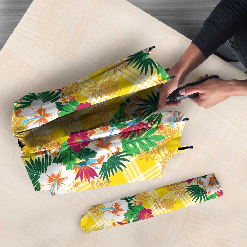 Hawaiian Palaka Umbrella Hibiscus Pineapple Lei LT9 - Polynesian Pride