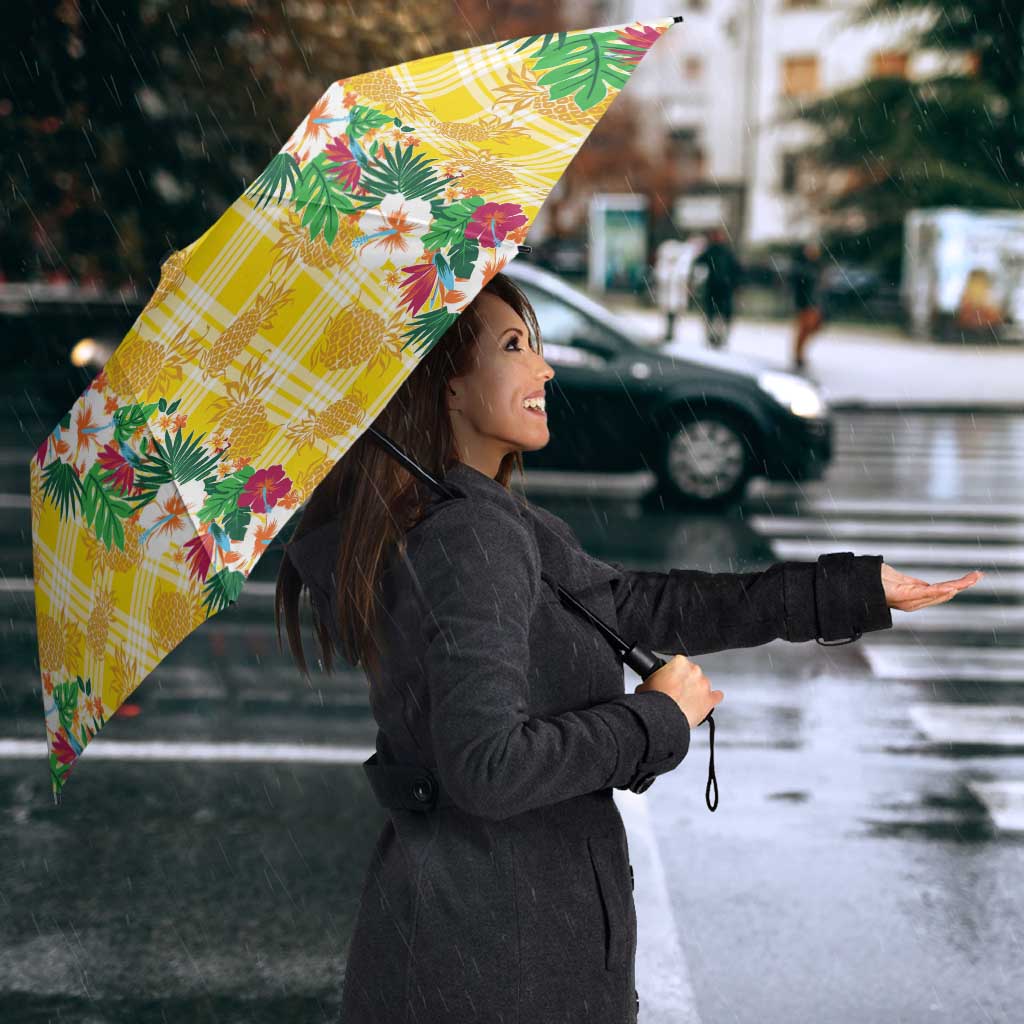 Hawaiian Palaka Umbrella Hibiscus Pineapple Lei LT9 - Polynesian Pride
