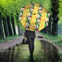 Hawaiian Palaka Umbrella Hibiscus Pineapple Lei LT9 - Polynesian Pride