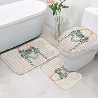 Brown Hawaiian Palaka Bathroom Set Kukui Nut Money Lei LT9 - Polynesian Pride