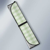 Sage Green Hawaiian Palaka Auto Sun Shade Kukui Nut Money Lei LT9 - Polynesian Pride
