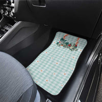 Turquoise Hawaiian Palaka Car Mats Kukui Nut Money Lei LT9 - Polynesian Pride