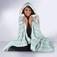 Turquoise Hawaiian Palaka Hooded Blanket Kukui Nut Money Lei LT9 - Polynesian Pride