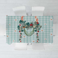 Turquoise Hawaiian Palaka Tablecloth Kukui Nut Money Lei LT9 Turquoise - Polynesian Pride