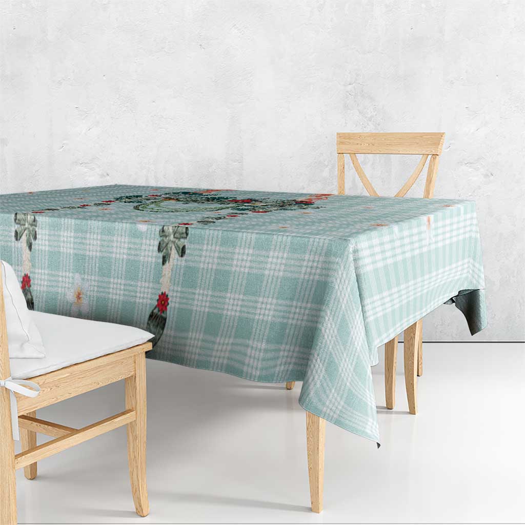 Turquoise Hawaiian Palaka Tablecloth Kukui Nut Money Lei LT9 - Polynesian Pride