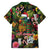 Meri Kirihimete Kakapo Santa Family Matching Short Sleeve Bodycon Dress and Hawaiian Shirt Merry Christmas with Tropical Vibe