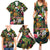 Meri Kirihimete Kakapo Santa Family Matching Summer Maxi Dress and Hawaiian Shirt Merry Christmas with Tropical Vibe