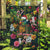 Meri Kirihimete Kakapo Santa Garden Flag Merry Christmas with Tropical Vibe