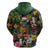 Meri Kirihimete Kakapo Santa Hoodie Merry Christmas with Tropical Vibe