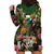 Meri Kirihimete Kakapo Santa Hoodie Dress Merry Christmas with Tropical Vibe