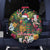 Meri Kirihimete Kakapo Santa Spare Tire Cover Merry Christmas with Tropical Vibe