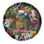 Meri Kirihimete Kakapo Santa Spare Tire Cover Merry Christmas with Tropical Vibe