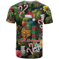 Meri Kirihimete Kakapo Santa T Shirt Merry Christmas with Tropical Vibe LT9 - Polynesian Pride