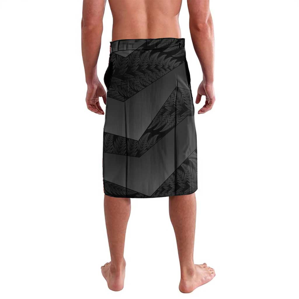 New Zealand Cricket Custom Lavalava Potae Pango Black Fern Pattern LT9 - Polynesian Pride