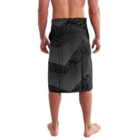 New Zealand Cricket Custom Lavalava Potae Pango Black Fern Pattern LT9 - Polynesian Pride