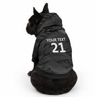 New Zealand Cricket Custom Pet Hoodie Potae Pango Black Fern Pattern LT9 - Polynesian Pride