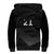 New Zealand Cricket Custom Sherpa Hoodie Potae Pango Black Fern Pattern