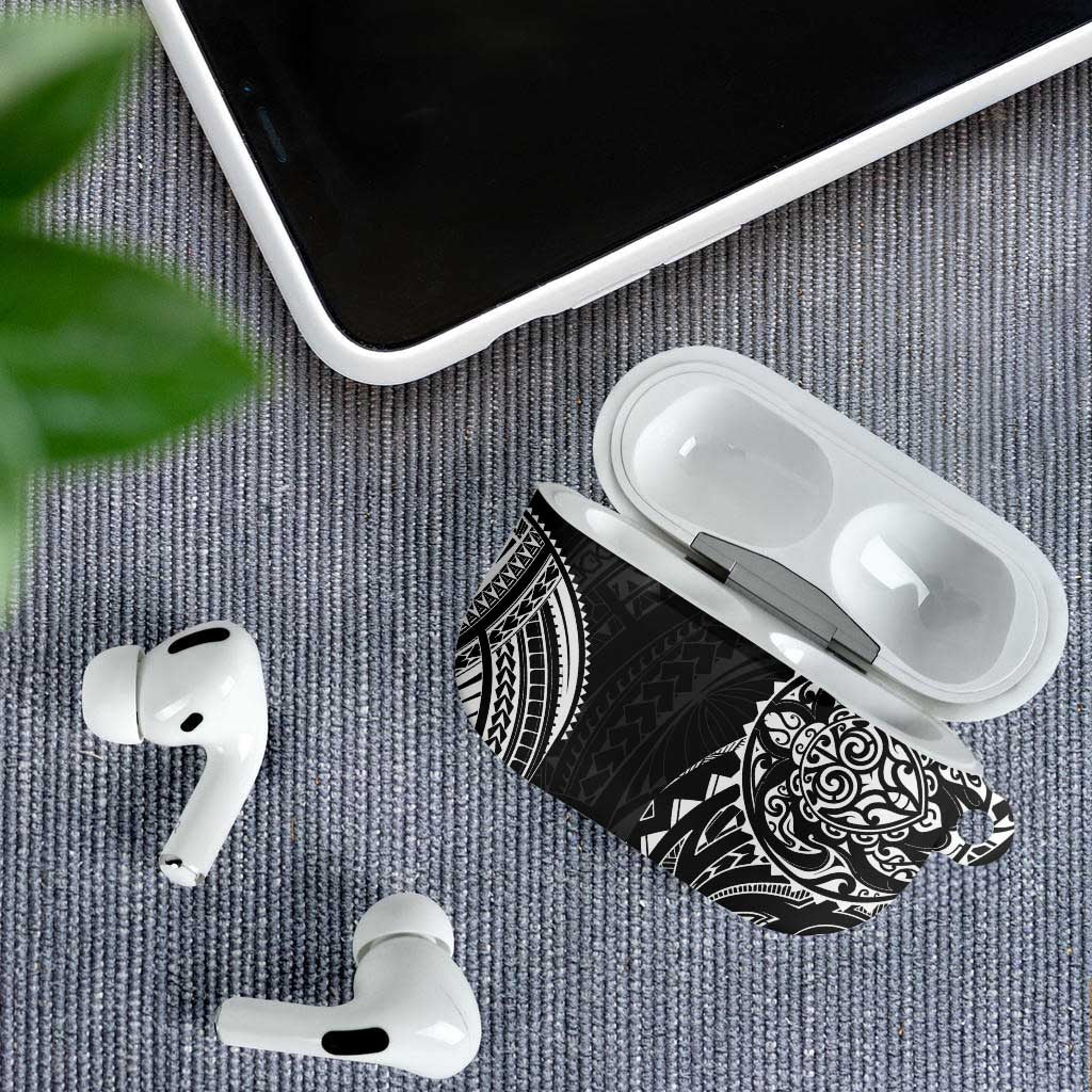 Polynesian Turtle Tribal Tattoo AirPods Case Black Style LT9 - Polynesian Pride