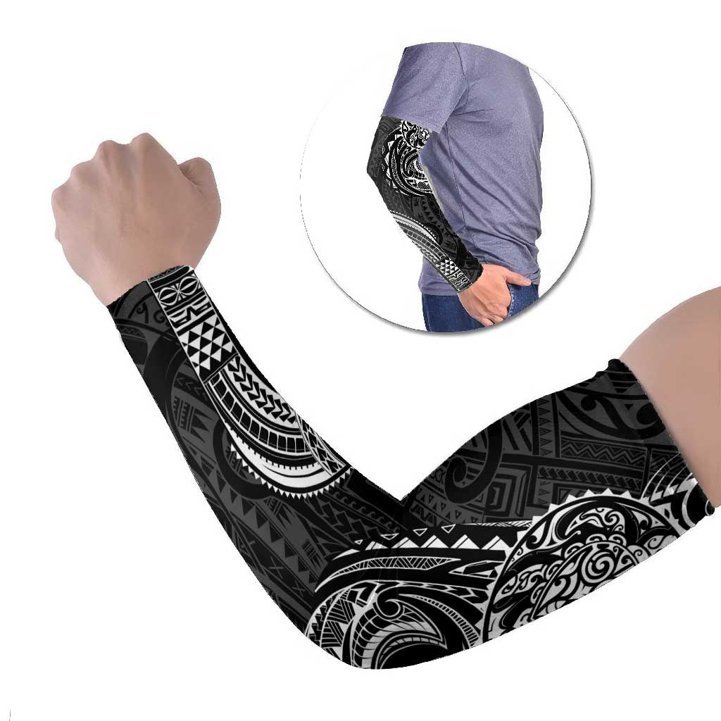 Polynesian Turtle Tribal Tattoo Arm Sleeves Black Style LT9 Set of 2 Black - Polynesian Pride