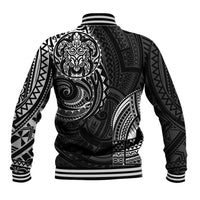Polynesian Turtle Tribal Tattoo Baseball Jacket Black Style LT9 - Polynesian Pride
