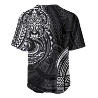Polynesian Turtle Tribal Tattoo Baseball Jersey Black Style LT9 - Polynesian Pride