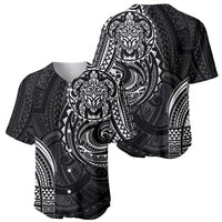 Polynesian Turtle Tribal Tattoo Baseball Jersey Black Style LT9 - Polynesian Pride