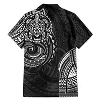 Polynesian Turtle Tribal Tattoo Hawaiian Shirt Black Style LT9 - Polynesian Pride