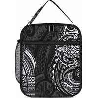 Polynesian Turtle Tribal Tattoo Lunch Bag Black Style LT9 10.2 × 8.3 × 4.3 inch Black - Polynesian Pride