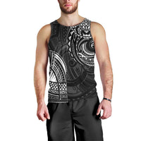 Polynesian Turtle Tribal Tattoo Men Tank Top Black Style LT9 - Polynesian Pride