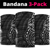 Polynesian Turtle Tribal Tattoo Neck Gaiter Black Style LT9 package One Size: 25*50cm Black - Polynesian Pride