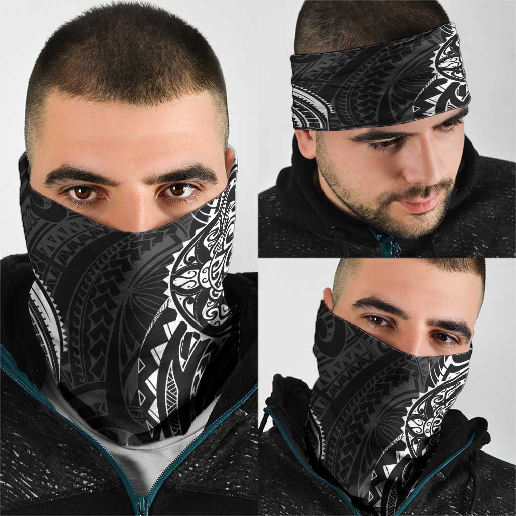 Polynesian Turtle Tribal Tattoo Neck Gaiter Black Style LT9 - Polynesian Pride