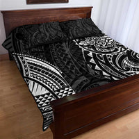 Polynesian Turtle Tribal Tattoo Quilt Bed Set Black Style LT9 - Polynesian Pride
