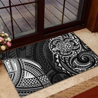 Polynesian Turtle Tribal Tattoo Rubber Doormat Black Style LT9 - Polynesian Pride