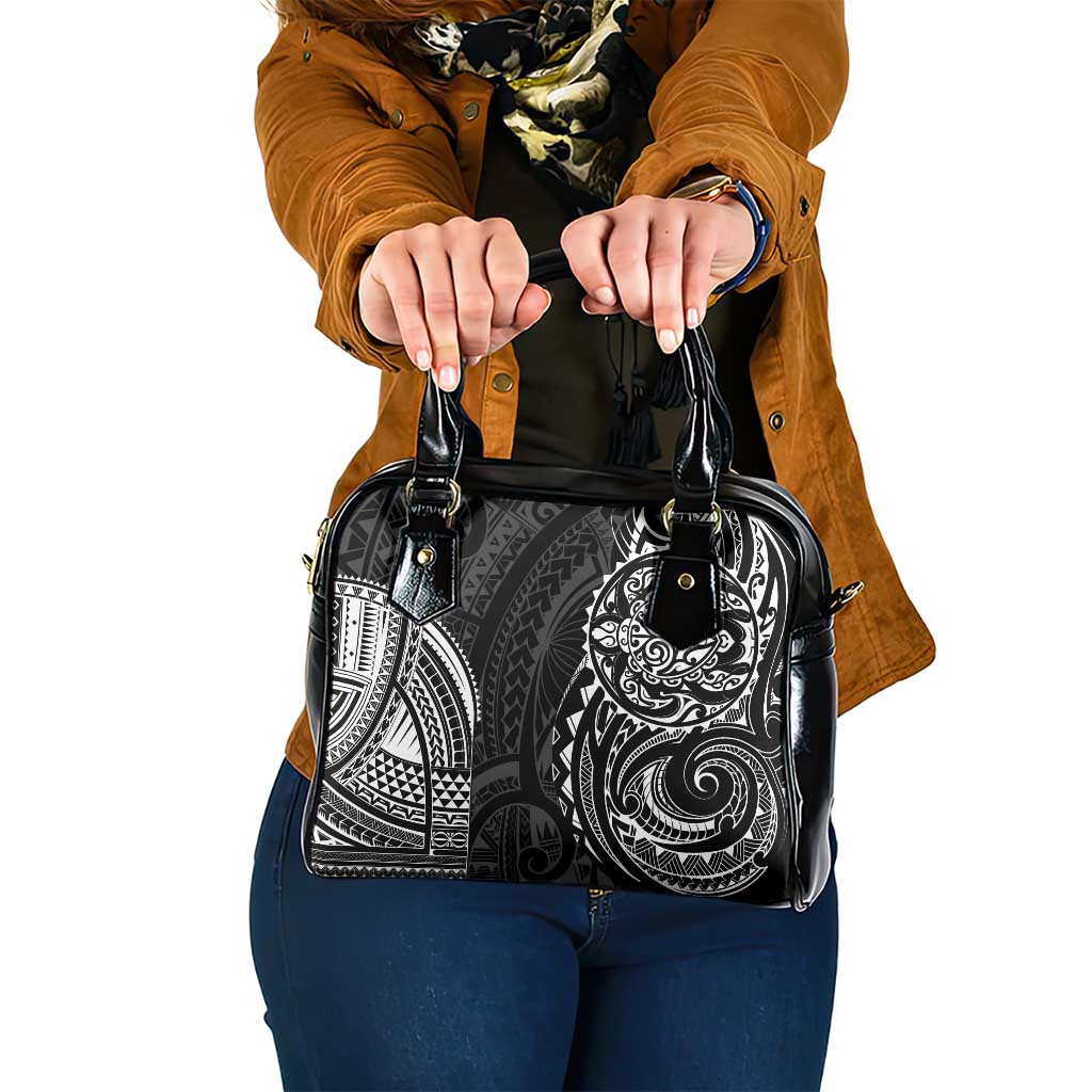 Polynesian Turtle Tribal Tattoo Shoulder Handbag Black Style LT9 One Size Black - Polynesian Pride